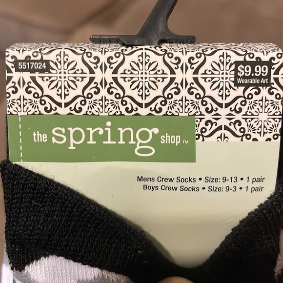 🔥5 FOR $20🔥 Black and white Camo crewsocks - Picture 4 of 5